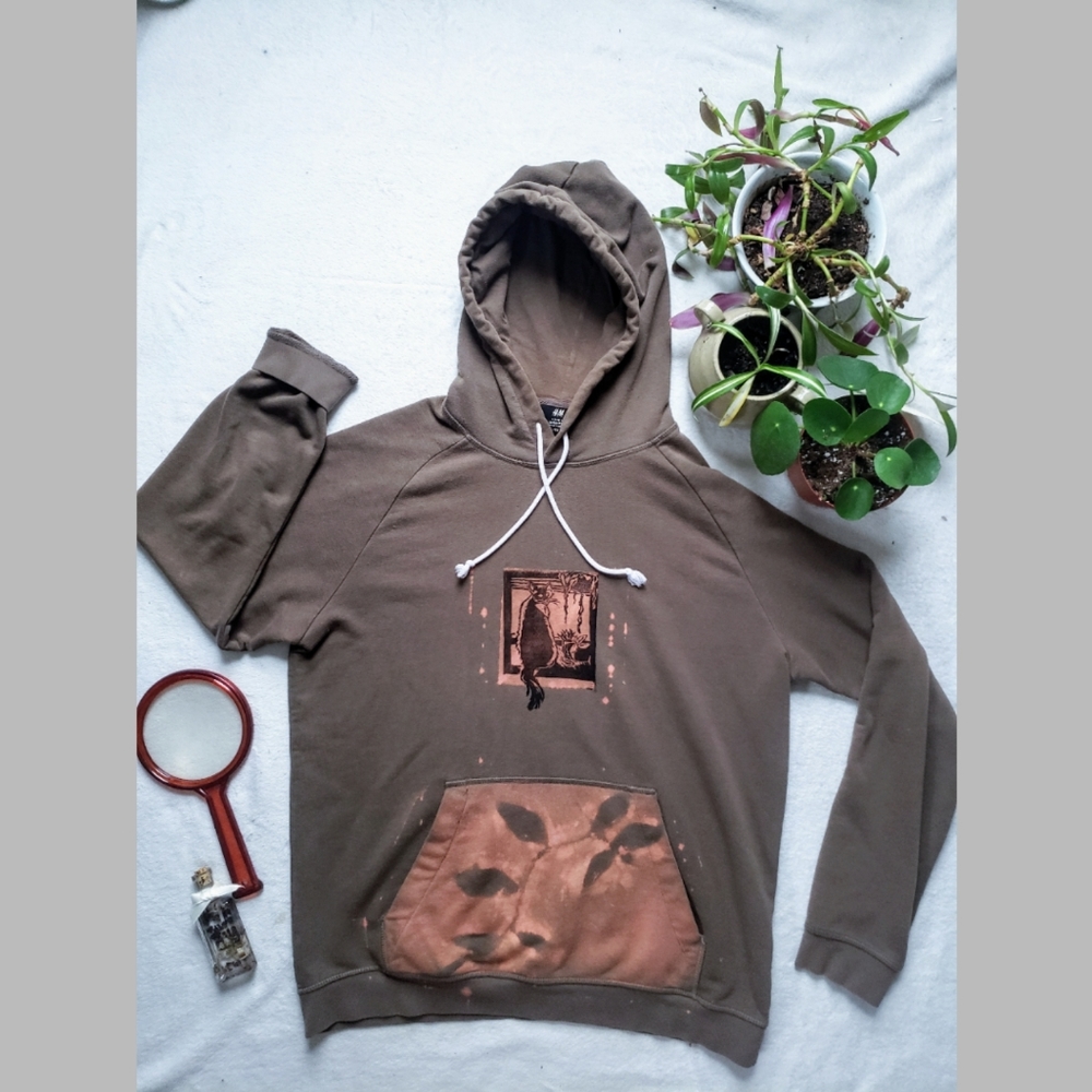 Cat with Houseplants Hoddie